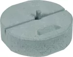 Podstawa betonowa do montażu klinowego, 17 kg, śr. 337 mm, do iglic o śr. 16 mm BES 17KG KT16 D337 SET