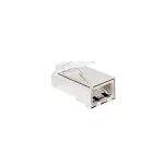 Wtyk RJ45 kat. 6 STP, srebrny op. 100 szt