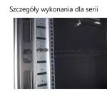 Szafa stojąca 19" 15U 600x600x865