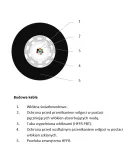 Kabel światłowodowy uniwersalny OM4 8G, CTC, CPR B2ca