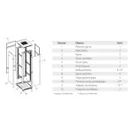 Szafa stojąca 19" 24U 600x1000 drzwi perforowane