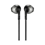 JBL T205 WIRED EARPHONES WITH MIC BLACK