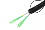 Extralink 2J SC/APC-SC/APC | Patchcord | Jednomodowy, Zewnętrzny, Duplex, G657A2, 25m