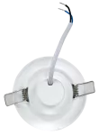 Kompaktowy downlight LED do zabudowy 230VAC, 5W, 4000K, 450lm. IP20,D=104mm, EEI=F