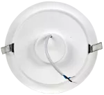 Kompaktowy downlight LED do zabudowy 230VAC, 24W, 4000K, 2100lm. IP20,D=225mm, EEI=F