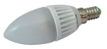 Żarówka LED - świeczka 230VAC, 5 W, 2700 K, E14, 380 lm, 180°, EEI=G