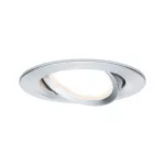 PAULMANN Oprawa do wbudowania NOVA COIN LED wychylna 6W 470lm 84mm 2700K IP23 230V aluminium