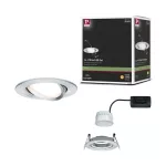 PAULMANN Oprawa do wbudowania NOVA COIN LED wychylna 6W 470lm 84mm 2700K IP23 230V aluminium