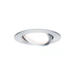 PAULMANN Oprawa do wbudowania NOVA COIN LED wychylna zestaw 3x6W 470lm 84mm 2700K IP23 230V aluminium