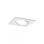 PAULMANN Oprawa do wbudowania NOVA COIN LED wychylna zestaw 3x6W 470lm 84x84mm 2700K IP23 230V biały mat