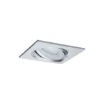 PAULMANN Oprawa do wbudowania NOVA COIN LED wychylna zestaw 3x6W 470lm 84x84mm 2700K IP23 230V aluminium