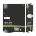 PAULMANN Oprawa do wbudowania NOVA LED DIM wychylna GU10 6.5W 460lm 84mm 2700K IP23 230V biały mat