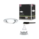 PAULMANN Oprawa do wbudowania NOVA LED DIM wychylna GU10 6.5W 460lm 84mm 2700K IP23 230V aluminium