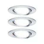 PAULMANN Oprawa do wbudowania NOVA LED DIM wychylna 3xGU10 6.5W 460lm 84mm 2700K IP23 230V aluminium