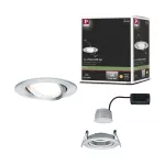 PAULMANN Oprawa do wbudowania NOVA COIN LED DIM wychylna 6W 470lm 84mm 2700K IP23 230V biały mat