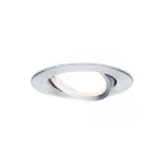 PAULMANN Oprawa do wbudowania NOVA COIN LED DIM wychylna zestaw 3x6W 470lm 84mm 2700K IP23 230V aluminium