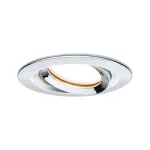 PAULMANN Oprawa do wbudowania NOVA COIN LED DIM wychylna zestaw 3x6W 470lm 84mm 2700K IP23 230V chrom