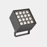 Spotlight IP66 Cube Pro 16 LEDS LED 57W LED warm-white 2700K ON-OFF Urban grey 5059lm