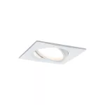 PAULMANN Oprawa do wbudowania NOVA COIN LED DIM wychylna 3x6W 470lm 84X84mm 2700K 230V biały mat