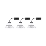 PAULMANN Oprawa do wbudowania NOVA COIN LED DIM wychylna 3x6W 470lm 84X84mm 2700K 230V biały mat