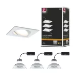 PAULMANN Oprawa do wbudowania NOVA COIN LED DIM wychylna 3x6W 470lm 84X84mm 2700K 230V biały mat