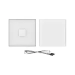 PAULMANN LumiTiles Extension Square 10x10cm 1x?W 2700K 12V Biały Tworzywo sztuczne/ Aluminium