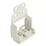 Adapter montażowy z odciążeniem przewodów do złączek 10-przewodowych seria 221, 4 mm², jasnoszary