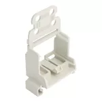 Adapter montażowy z odciążeniem przewodów do złączek 10-przewodowych seria 221, 4 mm², jasnoszary