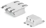 Złączka SMD-Through-Board do pł.druk. 0,75 mm² raster 6,5 mm 3-bieg., biała 2070-523/998-406