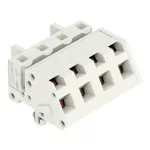 1-przewodowe gniazdo, kątowe CAGE CLAMP®, pełna ochrona przed błędnym wetknięciem, jasnoszary 721-334/008-000