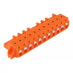 1-przewodowe gniazdo przycisk Push-in CAGE CLAMP®, pomarańczowa 2231-711/031-000