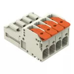 Wtyk 1-przewodowy; dźwignia Push-in CAGE CLAMP®, jasnoszary 831-1204