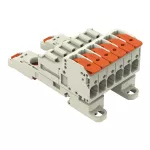 Wtyk 1-przewodowy; dźwignia Push-in CAGE CLAMP®, jasnoszary 831-1206/306-000