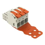 1-przewodowe gniazdo dźwignia Push-in CAGE CLAMP®, jasnoszary 832-1103/343-000