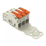 Wtyk 1-przewodowy dźwignia Push-in CAGE CLAMP®, pełna ochrona przed błędnym wetknięciem, jasnoszary 832-1203/333-000