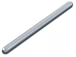 Element łączeniowy raster 6,5 mm, srebrny długość 17,6 mm