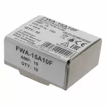 FWA-15A10F Wkładka szybka, 15 A, AC 150 V, DC 150 V, 10 x 38 mm, aR, UL