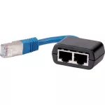 DX-SPL-RJ45-2SL1PL Rozgałęziacz, 2 gniazda żeńskie/1 wtyk męski