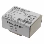 FWA-20A10F Wkładka szybka, 20 A, AC 150 V, DC 150 V, 10 x 38 mm, aR, UL