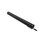 Oprawa MODENA 2.0 BL LED 800 ED DALI 2500lm/830 IP66 30˚ dół czarny 18 W