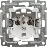 VENA i KOS66 Mechanizm gniazdo poj. IP44 z przesłoną torów prądowych, bez ramki