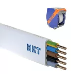 nkt instal YDYpżo 450/750 5x2,5 biały Kabel elektroenergetyczny, instalacyjny, wielożyłowy z izolacją PVC