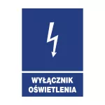 Znak elektryczny informacyjny 148x210 