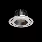 Oprawa INTO R100 LED TRIMLESS p/t ED 1250lm/840 18° biały czarny 14 W