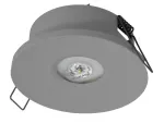 Oprawa AXP IP65/20 LED 3W 375lm (opt. otwarta) do centralnej baterii szara