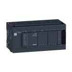 Modicon M241, sterownik, RJ45, 24 wejść, 16 wyjść tranzystorowych NPN, 24 VDC