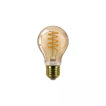 Żarówka LED Philips MASTER 4W zamiennik 25W 250lm 1800K VLE LEDBulbD4-25W E27 A60 GOLD SP G Szkło Amber 2.5 roku gwar