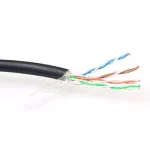 Kabel linka ACT F/UTP kat. 5e czarny LSZH FP790H