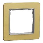 Ramka 1-krotna, Sedna Elements, szczotkowane złoto