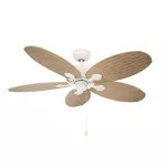 Fan Phuket ø1320mm IP23 Off white Brown 30-4398-16-16